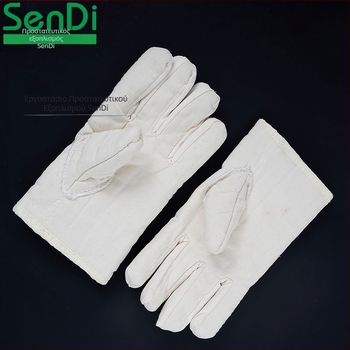 Sendi γάντια από καμβά για αντοχή σε υψηλές θερμοκρασίες με θερμομόνωση και προστασία από το κρύο