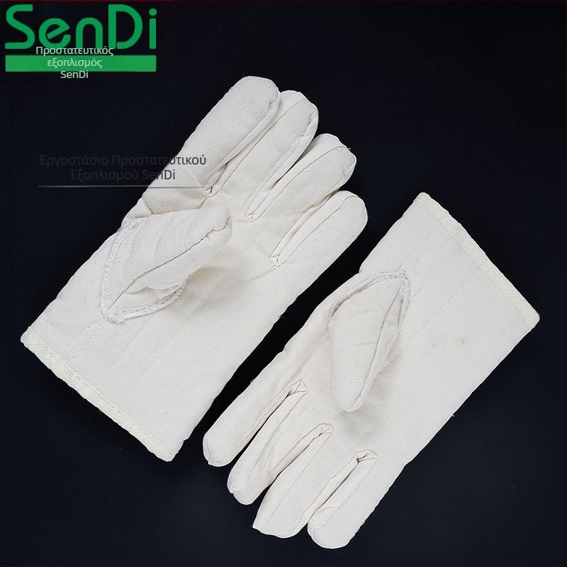 Sendi γάντια από καμβά για αντοχή σε υψηλές θερμοκρασίες με θερμομόνωση και προστασία από το κρύο