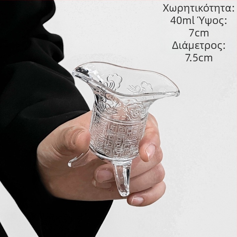 Γυάλινο ποτήρι κρασιού, ρετρό στιλ πολυτέλειας, σετ οικιακής χρήσης, δυνατότητα εκτύπωσης λογότυπου, premium ποιότητα
