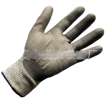 13-gauge γάντια αντίκοπης HPPE/Nylon/Nitrile/TPR, μήκος 22 cm, βάρος 55 g