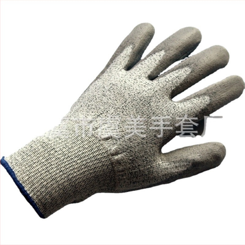 13-gauge γάντια αντίκοπης HPPE/Nylon/Nitrile/TPR, μήκος 22 cm, βάρος 55 g