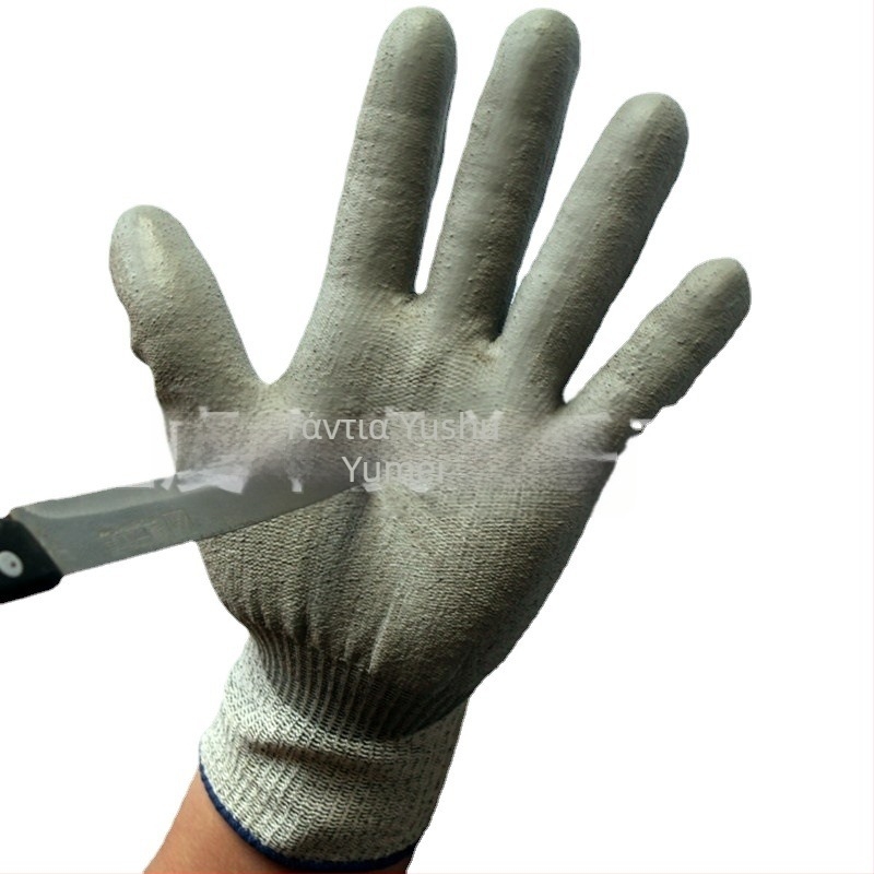 13-gauge γάντια αντίκοπης HPPE/Nylon/Nitrile/TPR, μήκος 22 cm, βάρος 55 g