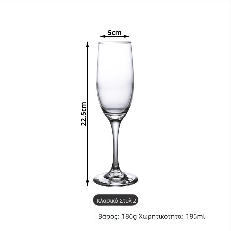 Ποτήρι σαμπάνιας, 101-200 ml, γυαλί, Nordic στυλ, δυνατότητα εκτύπωσης λογοτύπου