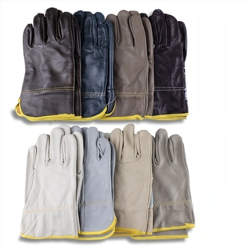 Fengchen Γάντια συγκόλλησης από δέρμα αγελάδας, πλήρες δέρμα, κορυφαίου στρώματος, για ηλεκτροσυγκόλληση και συντήρηση εργοταξίου