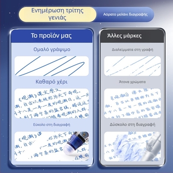 Διαγραψιμό γέλη στυλό για μαθητές – μηχανισμός ώθησης, ST άκρη, πλαστικό περίβλημα