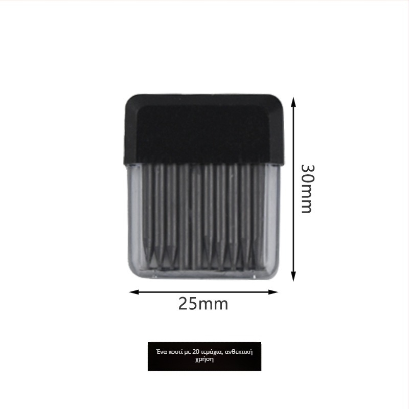 Ρεφίλ μολύβδου για χάραξη κύκλων, 1.0mm, πλαστική συσκευασία σε κουτί, μοντέλο πυρήνας καμπύλης