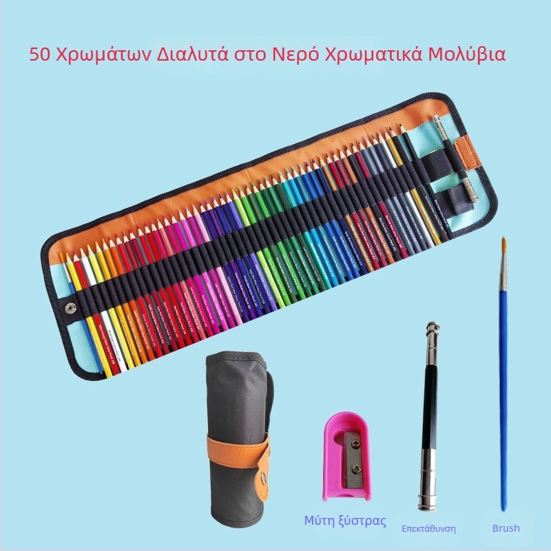 Σετ μολυβιών από ξύλο σε εξάγωνο σχήμα με λαδομολύβια, Jiajun