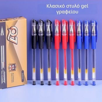 Q7 στυλό με μύτη σφαιρικού τύπου, 0,5 mm βόλφραμ νίμπ, πλαστικό σώμα, καπάκι