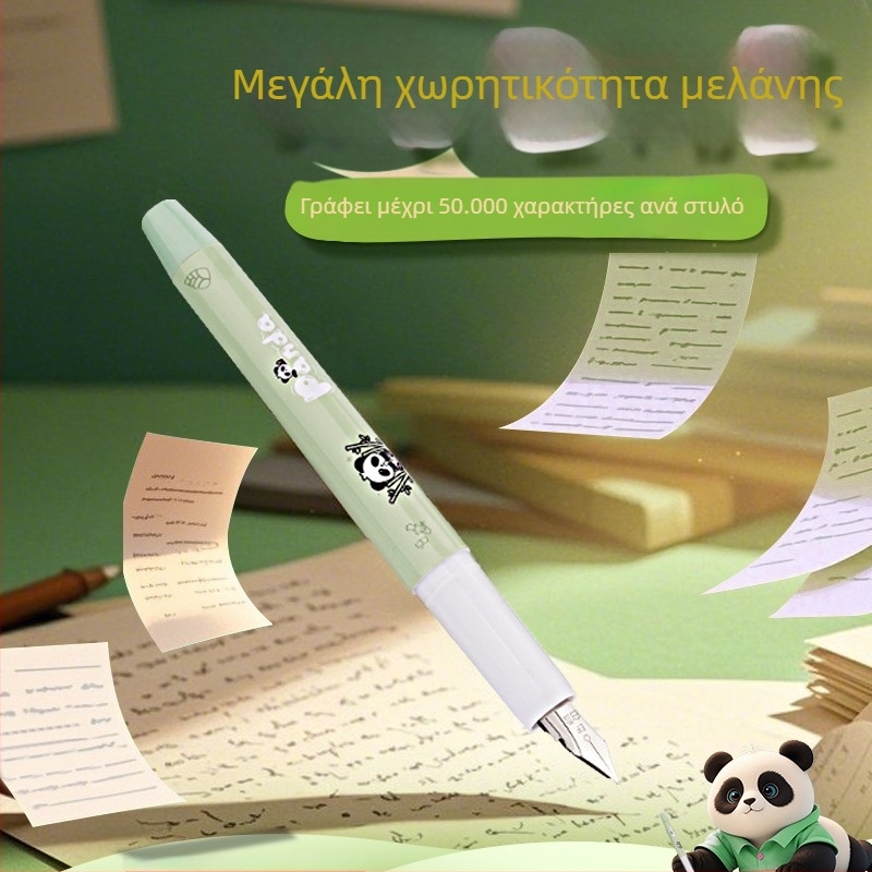 Στυλό καλλιγραφίας με σκληρή μύτη για μαθητές δημοτικού — σετ 4 τεμαχίων, πλαστικό σώμα, μοντέλο LT-1527, White Snow.