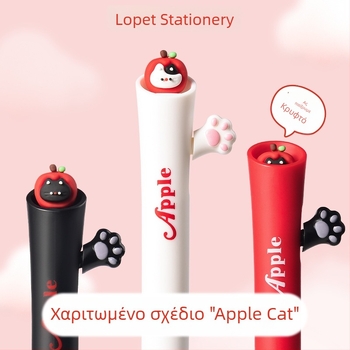 Lopet LT-2152 στυλό γέλης με μηχανισμό εξαγωγής, για μαθητές, ομαλό γράψιμο σε εργασίες