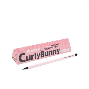 CURLY BUNNY εξάγωνο HB ξύλινο μολύβι για μαθητές Α' και Β' τάξης – ανθεκτικό στη θραύση