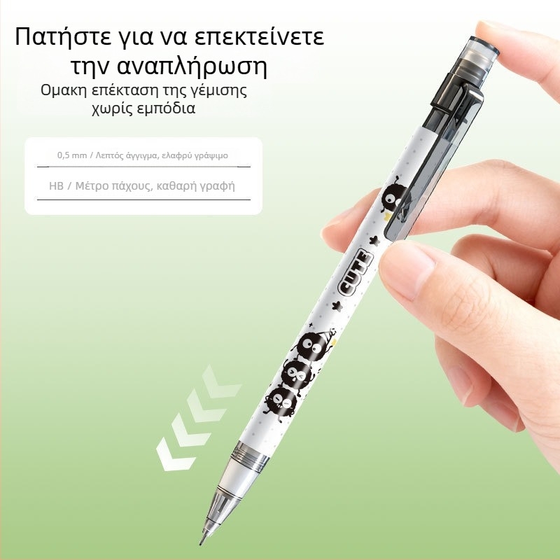 Μολύβι μηχανικό Zxb019, με μηχανισμό επαναφοράς, πλαστικό σώμα