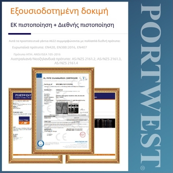Portwest HPPE γάντια αντικοπής με PU επικάλυψη παλάμης, μονωμένα, EN 388 Επίπεδο 5