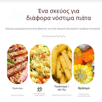 Ηλεκτρικός γουόκ Christie’s JSD-A2T32, 220V, 1800W, αντικολλητικό, πολυλειτουργικός για οικιακή χρήση