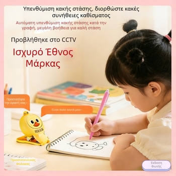 Συσκευή προστασίας όρασης για παιδιά: διόρθωση της στάσης για πρόληψη μυωπίας και σωστή θέση στο γραφείο