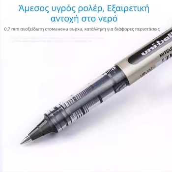 UB-157 rollerball στυλό, πλαστικό περίβλημα, υγρό μελάνι, σειρά Uni Mitsubishi