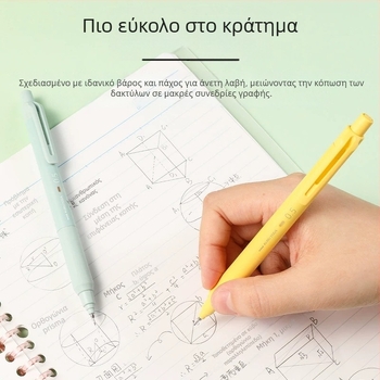 Μηχανικό μολύβι Mitsubishi Uni με μηχανισμό αυτοπεριστροφής γραφίδας, Ice Cream περιορισμένη έκδοση, μοντέλο M3/M5-KS, διαμέτρου μολύβιου 0,3/0,5 mm, πλαστικό σώμα