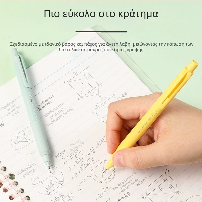 Μηχανικό μολύβι Mitsubishi Uni με μηχανισμό αυτοπεριστροφής γραφίδας, Ice Cream περιορισμένη έκδοση, μοντέλο M3/M5-KS, διαμέτρου μολύβιου 0,3/0,5 mm, πλαστικό σώμα