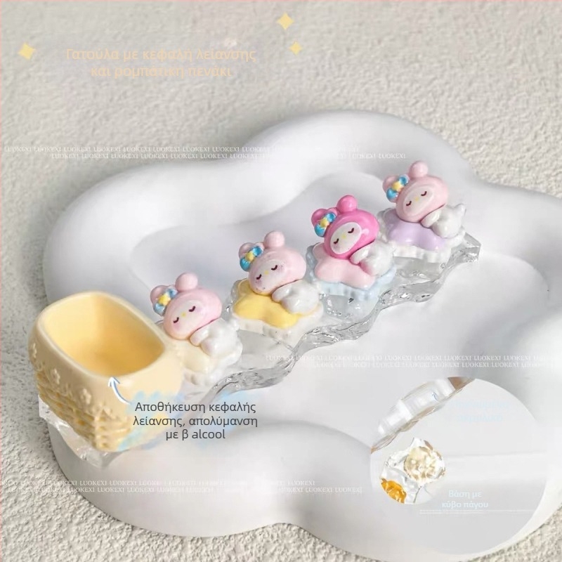 Ακρυλικός θήκη στυλό για τέχνη νυχιών με καρτούν κατοικίδιο, παλέτα και ράφι αποθήκευσης (Καθαρό περιεχόμενο: 36 g; Κατηγορία: κοσμήματα νυχιών; Υλικό: ακρυλικό; Κατάλληλο για όλους)