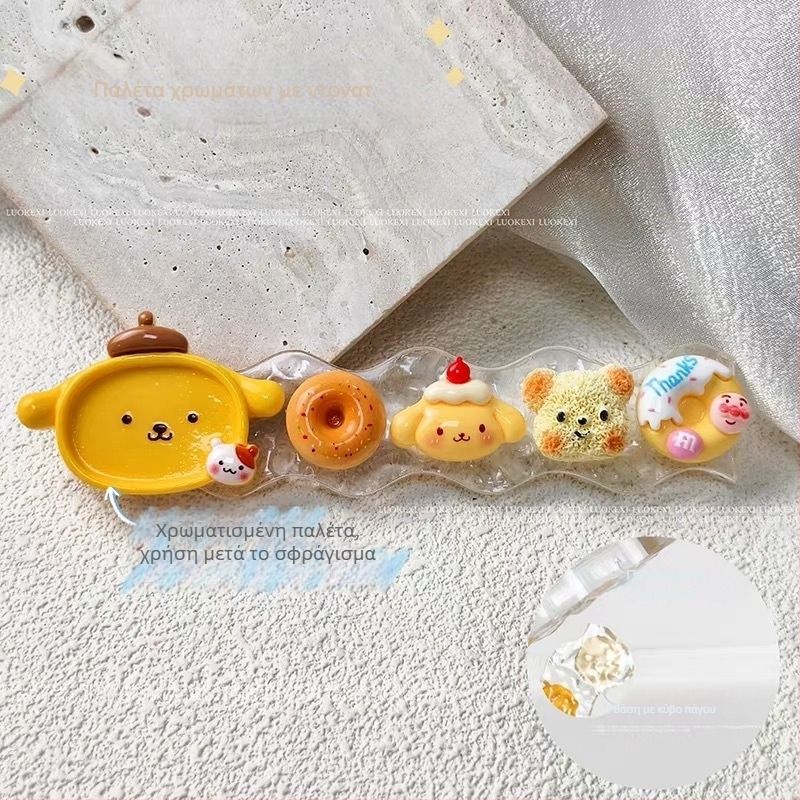 Ακρυλικός θήκη στυλό για τέχνη νυχιών με καρτούν κατοικίδιο, παλέτα και ράφι αποθήκευσης (Καθαρό περιεχόμενο: 36 g; Κατηγορία: κοσμήματα νυχιών; Υλικό: ακρυλικό; Κατάλληλο για όλους)