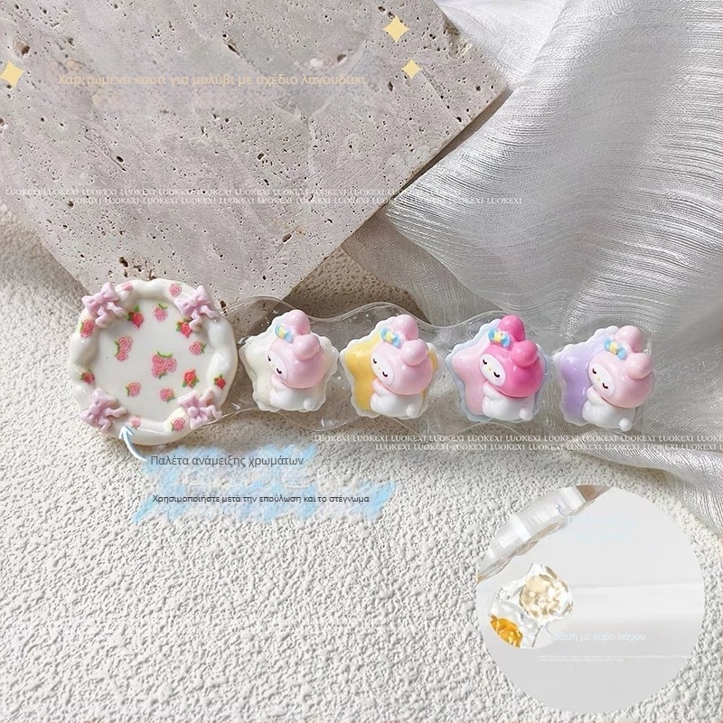 Ακρυλικός θήκη στυλό για τέχνη νυχιών με καρτούν κατοικίδιο, παλέτα και ράφι αποθήκευσης (Καθαρό περιεχόμενο: 36 g; Κατηγορία: κοσμήματα νυχιών; Υλικό: ακρυλικό; Κατάλληλο για όλους)