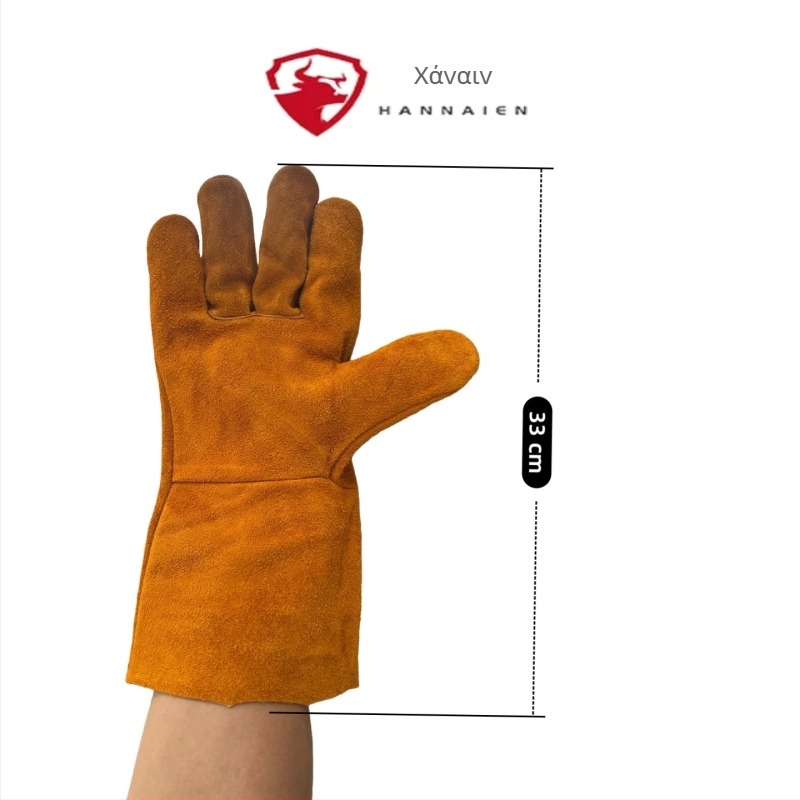 Γάντια συγκόλλησης – Δέρμα, Μάρκα Welding nain, Για Κοπές, Γάντια συγκόλλησης