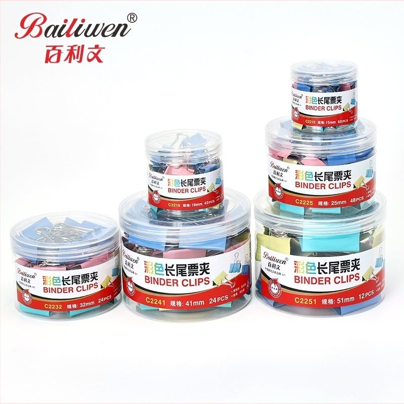 Bailiwen μεταλλικός γωνιακός κλιπ – Μοντέλα C2225/C2232/C2241/C2251 – Κλιπ βιβλίου, σφηνοειδές κλιπ