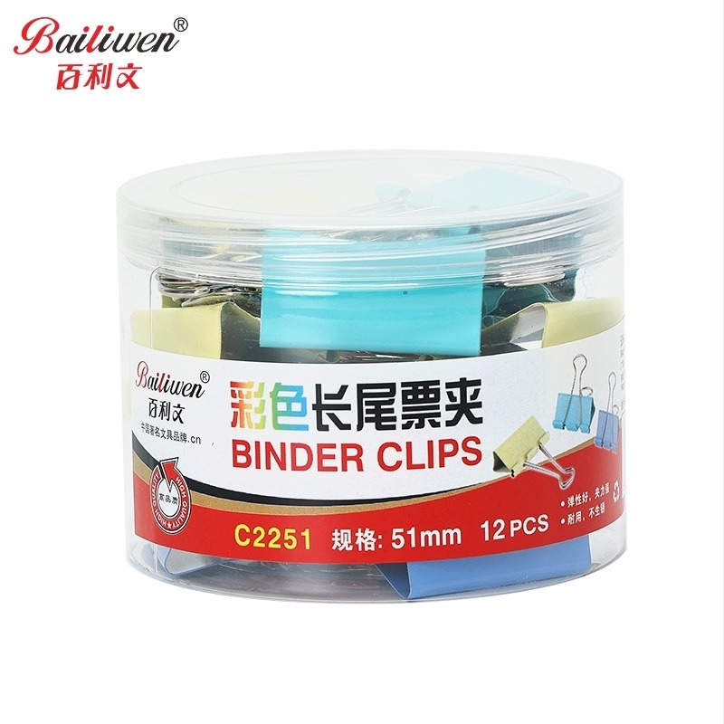 Bailiwen μεταλλικός γωνιακός κλιπ – Μοντέλα C2225/C2232/C2241/C2251 – Κλιπ βιβλίου, σφηνοειδές κλιπ