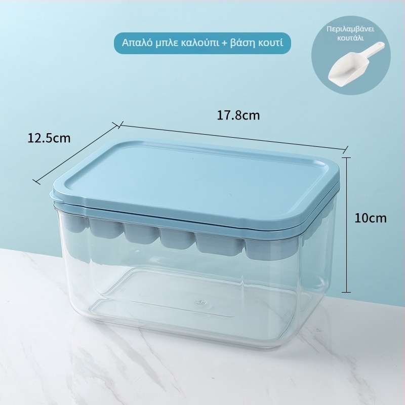 Σιλικονούχα φόρμα για κύβους πάγου – 6+16 χωρητικότητα, γρήγορο πάγωμα, εύκολη απομάκρυνση από τη φόρμα