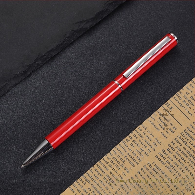 Μεταλλικό περιστρεφόμενο στυλό ballpoint με παχύ σώμα, επιχειρηματικό δώρο
