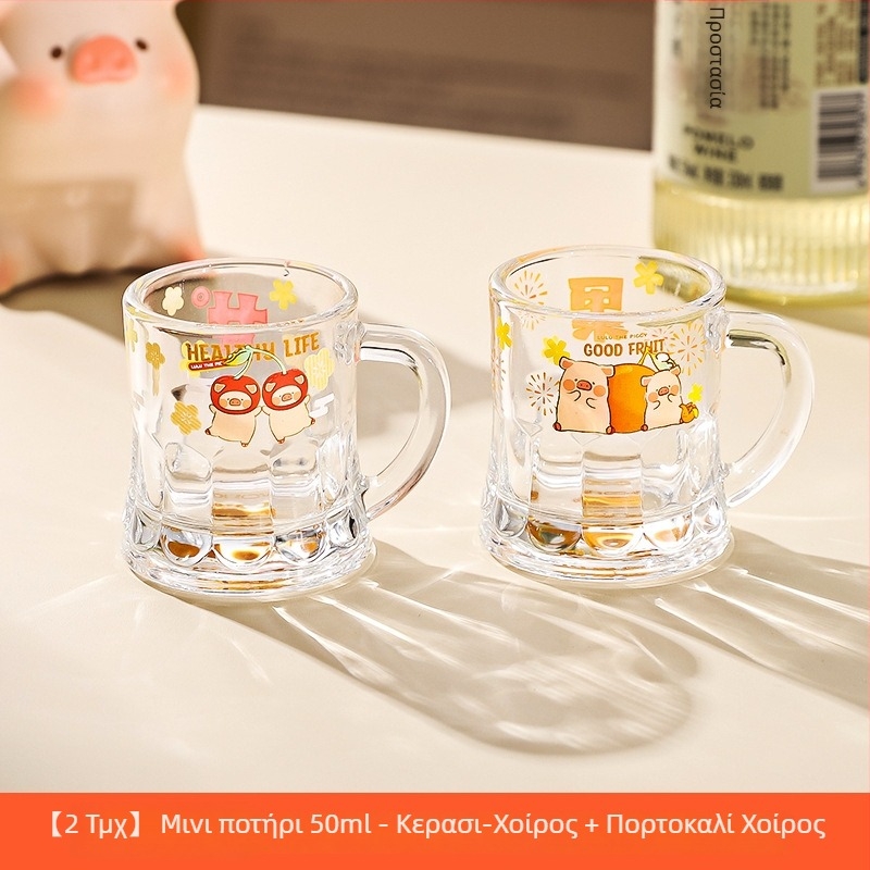 Συνεργασία Kawashimaya x Lulu Pig: Μίνι ποτήρι δοκιμής – γυάλινο ποτήρι κρασιού, χωρητικότητα άνω των 1000 ml; στυλ: μοντέρνος μινιμαλισμός, δώδεκα ζωδιακά σημάδια; 1 τεμάχιο; κουτί δώρου