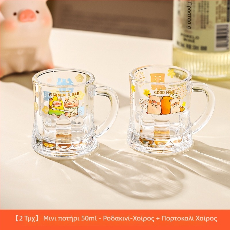 Συνεργασία Kawashimaya x Lulu Pig: Μίνι ποτήρι δοκιμής – γυάλινο ποτήρι κρασιού, χωρητικότητα άνω των 1000 ml; στυλ: μοντέρνος μινιμαλισμός, δώδεκα ζωδιακά σημάδια; 1 τεμάχιο; κουτί δώρου