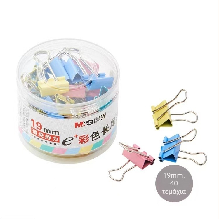 Κλιπ γωνίας – μεταλλικό κλιπ εγγράφων γραφείου (Μάρκα: Morning light; Υλικό: Μέταλλο; Τύπος: Κλιπ γωνίας)