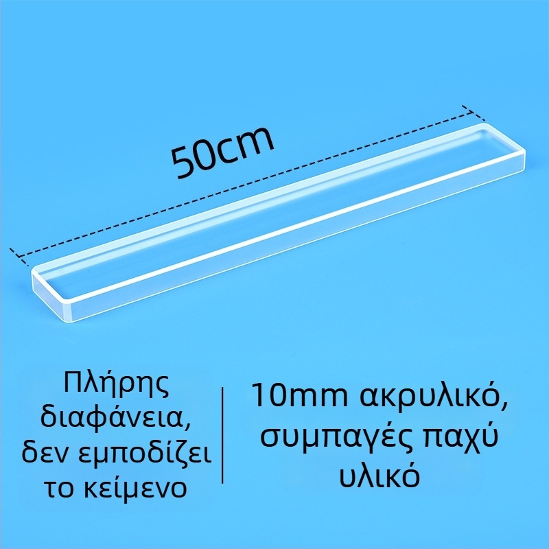 Κλιπ για λογαριασμούς με μακριά ουρά — διαφανές ακρυλικό πιεστήριο λογαριασμών, για μπαρ-πάγκο, μοντέλο 66040