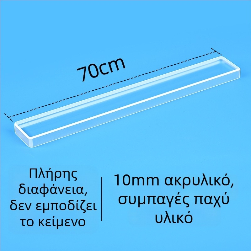 Κλιπ για λογαριασμούς με μακριά ουρά — διαφανές ακρυλικό πιεστήριο λογαριασμών, για μπαρ-πάγκο, μοντέλο 66040