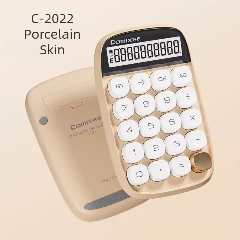 Υπολογιστής με 12–ψήφιο μεγάλο display, αντιολισθητικό πληκτρολόγιο, πλήκτρα με μηχανική αίσθηση, λειτουργεί με μπαταρία AA