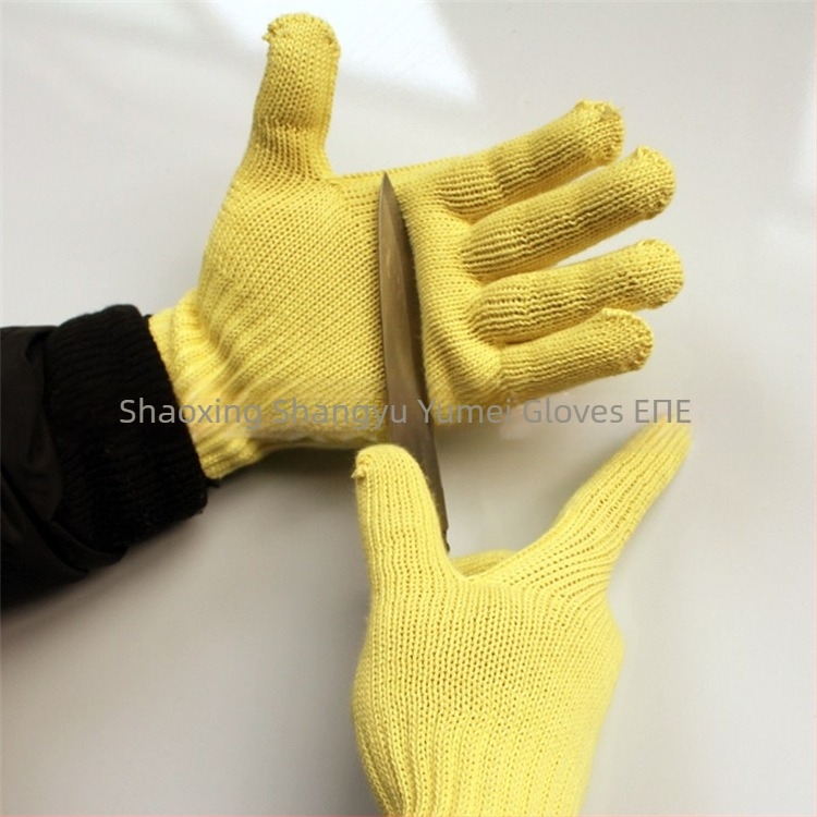 Γάντια Kevlar με αντί-κοπή προστασία, θερμική μόνωση και ανθεκτικότητα στη φθορά (Aramid 1414; αντί-κοπή προστασία; θερμική μόνωση; ανθεκτικότητα στη φθορά)