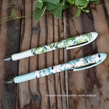 Στυλό φοντέν Schneider Jungle σειρά με Iridium nib, 0,5 mm, σύστημα τροφοδοσίας με θήκη μελανιού και απορροφητήρα, μοντέλα Jungle, Secret Realm, Tropical, Starfield