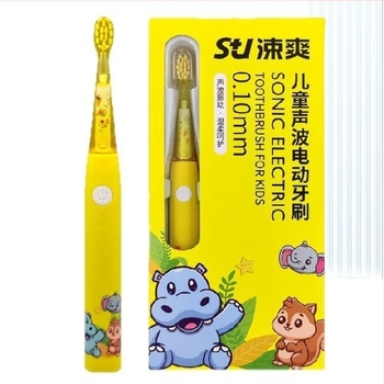 K2 Παιδική κεφαλή ηλεκτρικής οδοντόβουρτσας, μαλακές τρίχες, καρτούν σχέδιο, πολυκεφαλική σχεδίαση