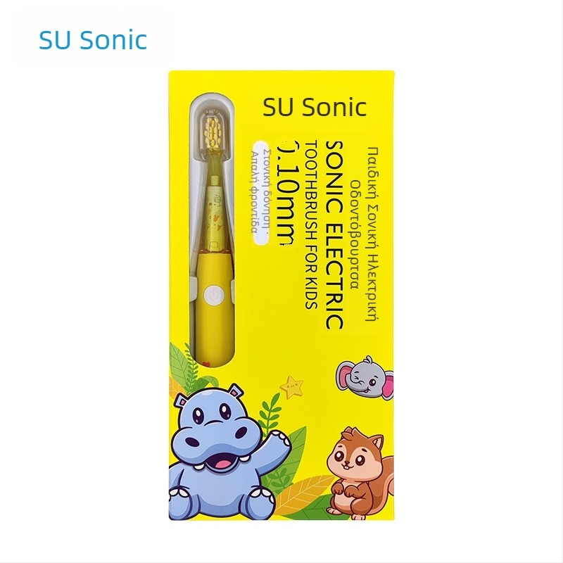 K2 Παιδική κεφαλή ηλεκτρικής οδοντόβουρτσας, μαλακές τρίχες, καρτούν σχέδιο, πολυκεφαλική σχεδίαση