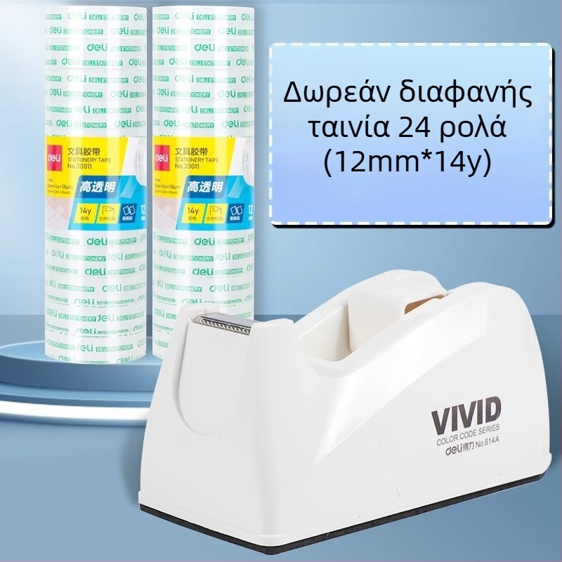 Διανομέας κοπής αυτοκόλλητης ταινίας – Μοντέλο 814a, Πλαστικό σώμα, Πλάτος ταινίας έως 22 mm, Καθαρό βάρος 450 g