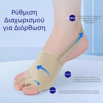 Gel korektóros gia to megálo dáktylo – Prostateía daktylou, ylikó: gouma kai elastán, módelo BM–ft–HL06