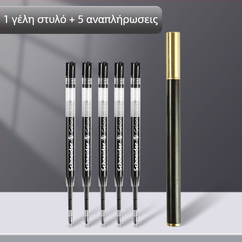 Στυλό υπογραφής από σανδαλόξυλο, διπλό άκρο, χαλκό nib, περιστρεφόμενος μηχανισμός κλεισίματος, σε κουτί δώρου