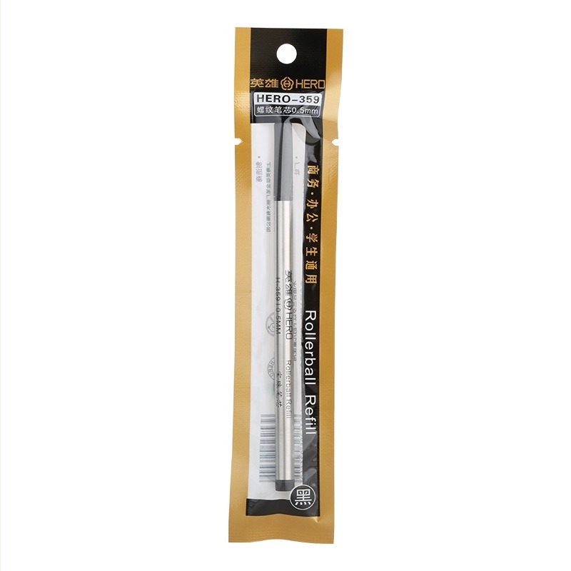 Αναπλήρωση στυλό HERO Signature, 0,5 mm, μεταλλικό, καθολικό, συμβατό με μοντέλα 233/3102/843/845