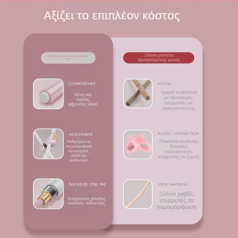 Όργανο γιόγκα για άνοιγμα ώμων και πλάτης - ανακουφιστής οσφυϊκής περιοχής, βοήθημα γιόγκα (Προέλευση: Κίνα; Κατηγορία: Βοηθήματα γιόγκα; Εφαρμογές: υγειονομικό μασάζ, γυμναστική και bodybuilding)
