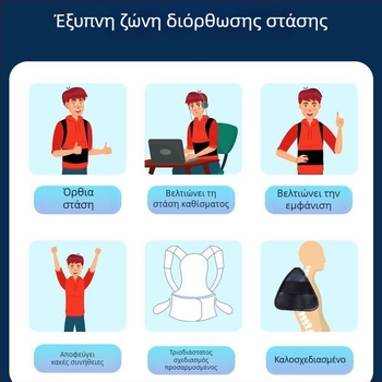 Διόρθωτής στάσης για εφήβους – ζώνη στήριξης της πλάτης και σωστή θέση κατά τη γραφή
