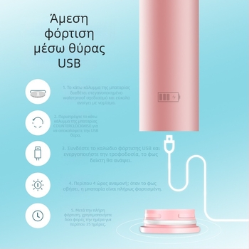 Ηλεκτρική Σονική Οδοντόβουρτσα, Μοντέλο V2 για Ενήλικες, Επαναφορτιζόμενη, Με Μαλακές Τρίχες, Μάρκα The Adventures of Mavericks