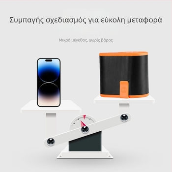 Ανεμιστήρας μέσης USB επαναφορτιζόμενος, μίνι με πλαστικές λεπίδες — 3 ταχύτητες, αυτονομία 3–6 ωρών, ενσωματωμένη μπαταρία 1000–1200 mAh, κινητήρας με βούρτσες