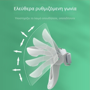 Φορητό αυχενικό στηρίγμα για διόρθωση της στάσης της κεφαλής και στήριξη του αυχένα