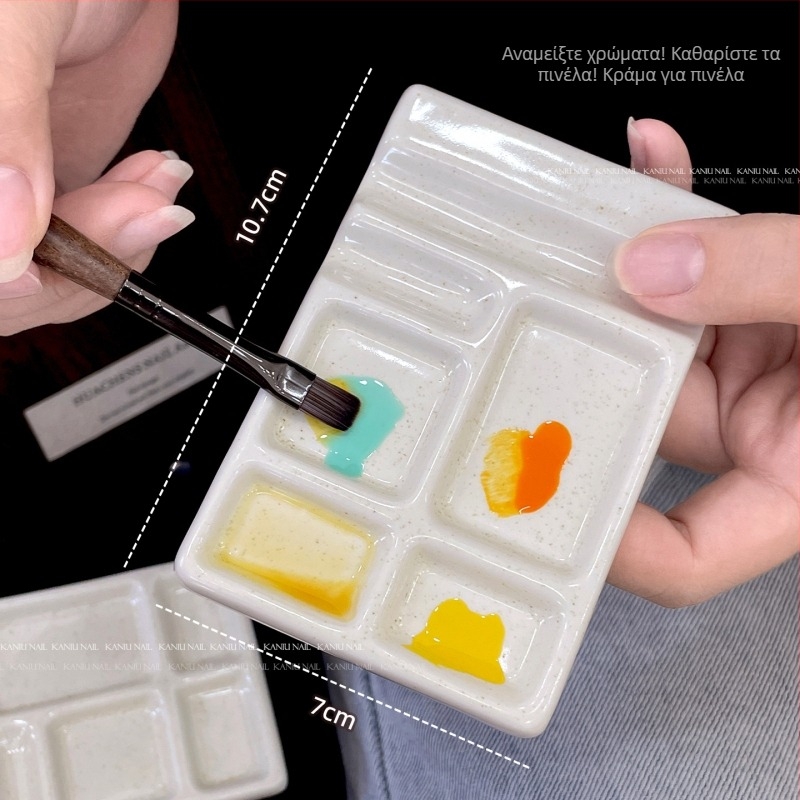 Νέα πολυλειτουργική βάση μανικιούρ με σχέδιο σε σχήμα κατοικίδιου, επιτραπέζιος οργανωτής και θήκη για στυλό – πλαστικό και κεραμικά – μάρκα kaniu – 1 τεμάχιο